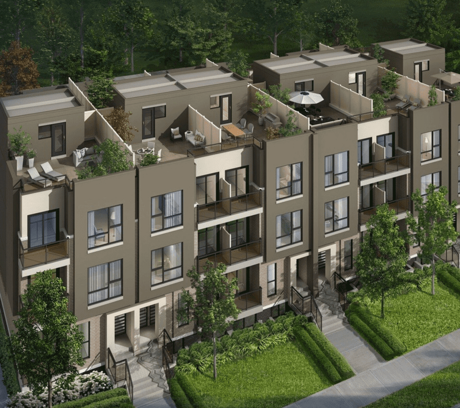 Towns at Rouge Valley 8833 Sheppard Avenue East condominium townhouse development