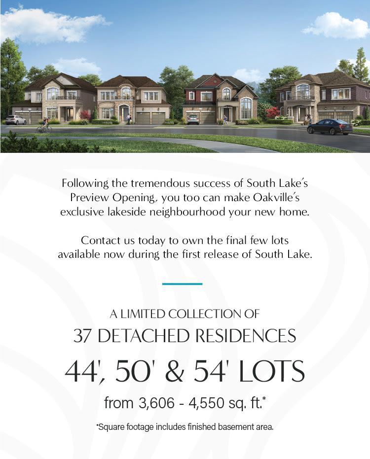 Preconstruction Freehold Detached Homes in Oakville