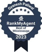 Rank My Agent Badge for Best realtor of Mississauga