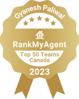 Rank My Agent Badge Top 50 Team Of Canada Real Estate Agent Gyanesh Paliwal