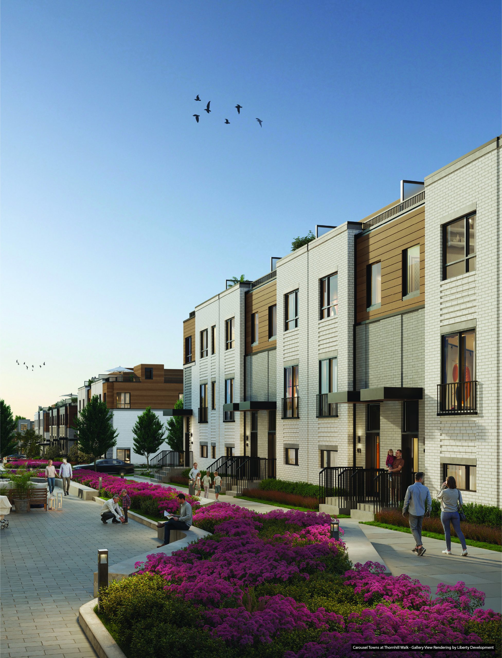 Thornhill Walk Front View Townhomes