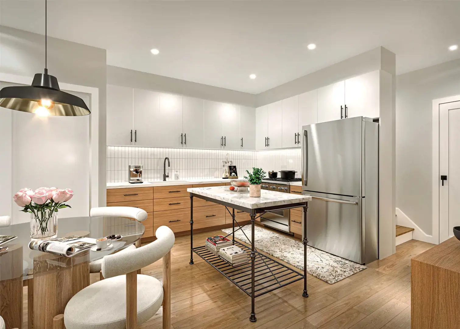 Inspire Towns Preconstruction Project Kitchen Model Home