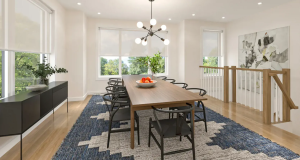 Inspire Towns Preconstruction Project Living Room Model House