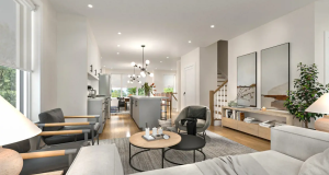 Inspire Towns Preconstruction Project Model Home view