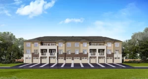 Exterior View of Luma Urban Towns Model 3 Townhomes