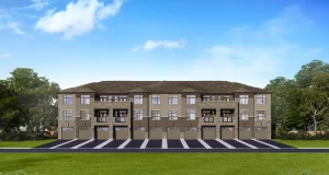 Exterior View of Luma Urban Towns Model 5 Townhomes