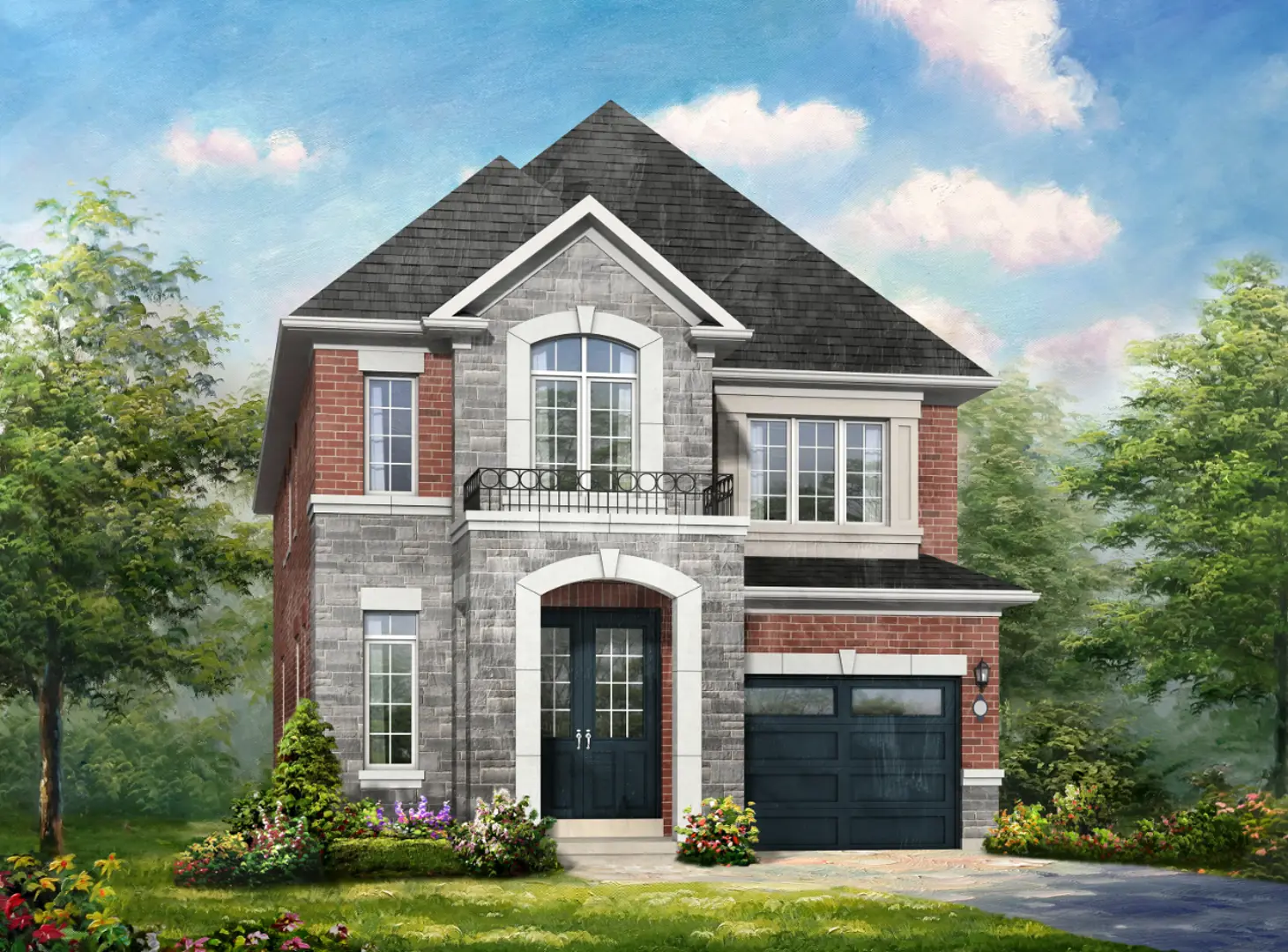 Freehold Detached Home Exterior of model 6
