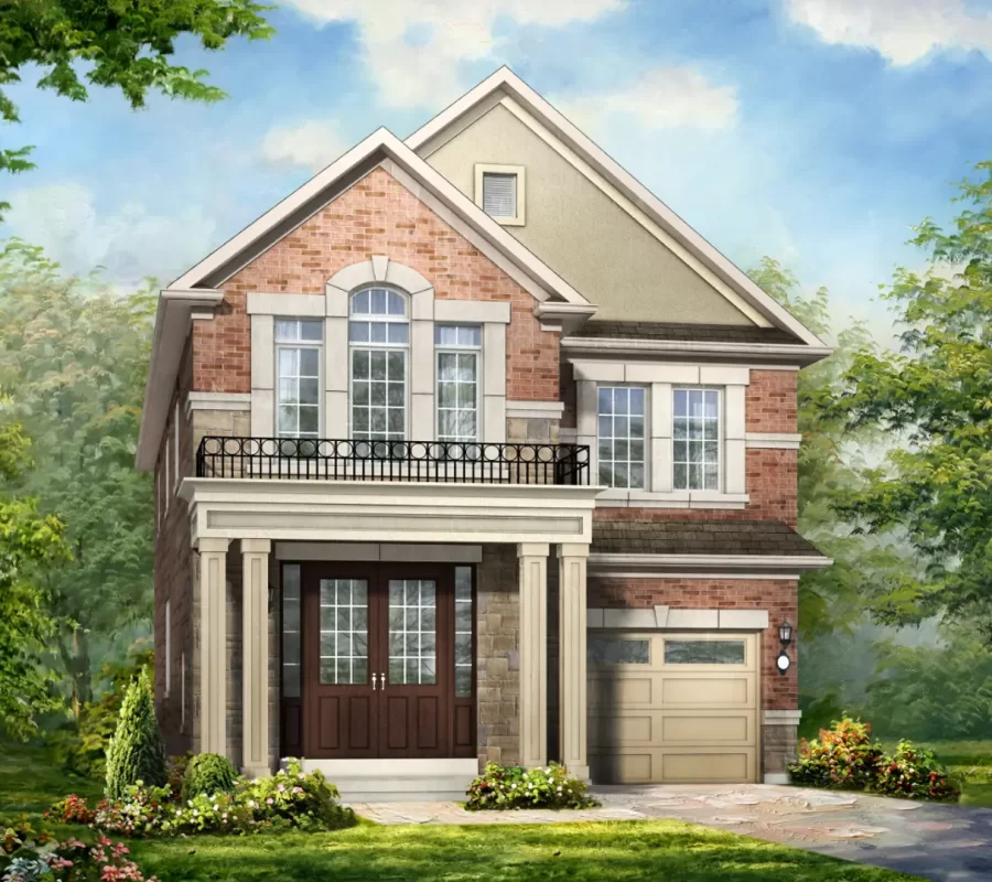 Freehold Detached Home Exterior of model 7