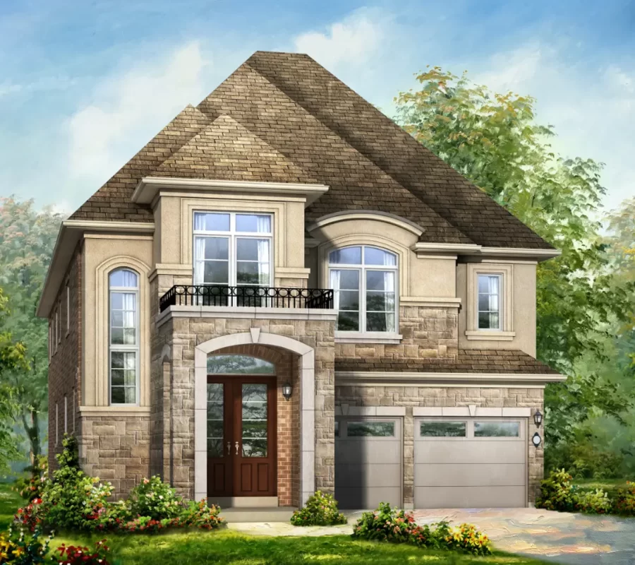 Freehold Detached Home Exterior of model one