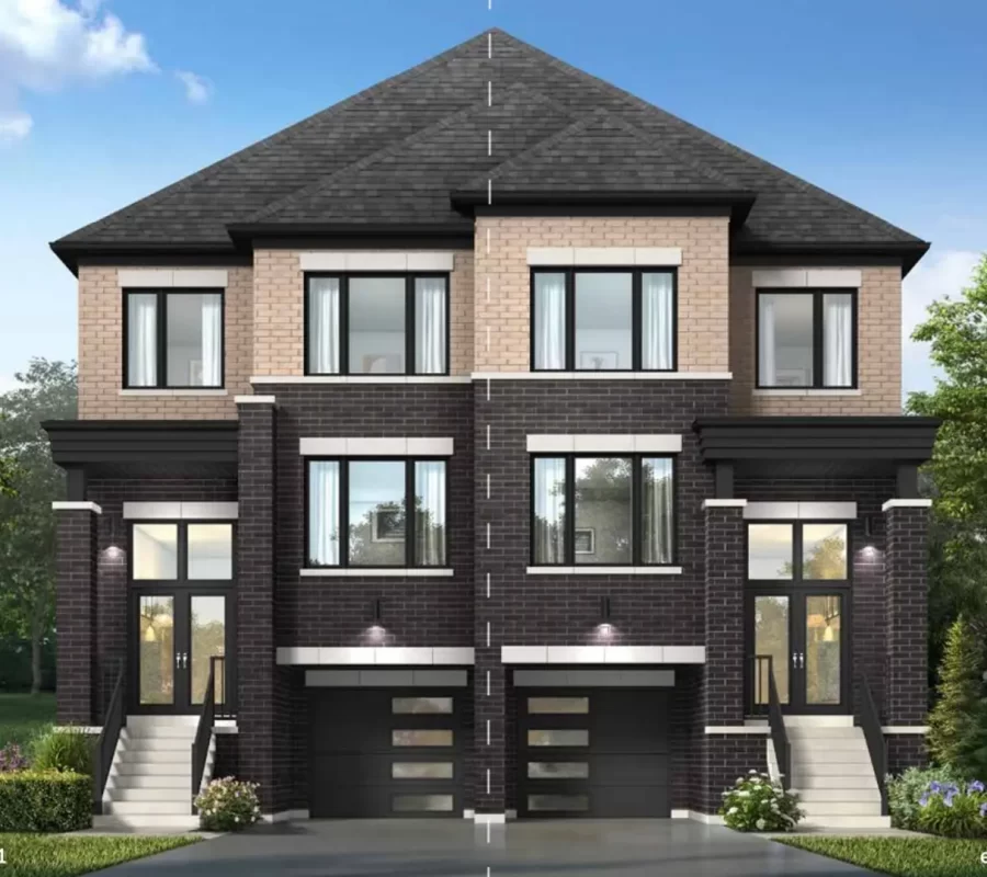 Winding Woods - Townhomes & Detached Homes for sale in Pickering Townhome Freehold Model 1