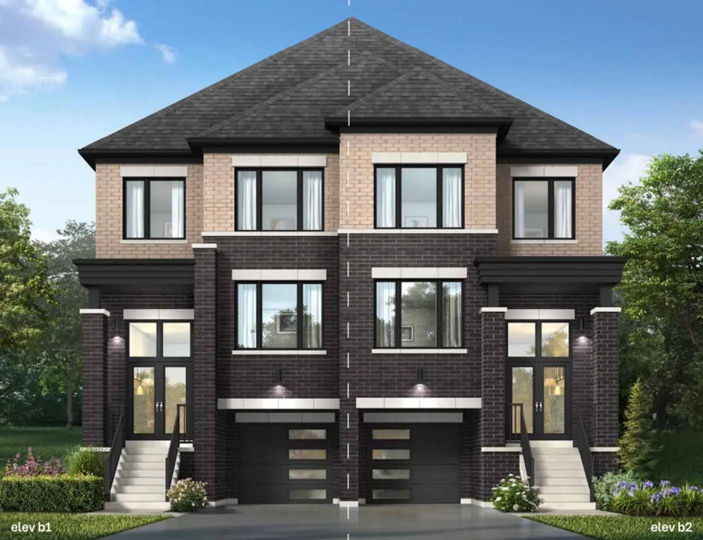 Winding Woods - Townhomes & Detached Homes for sale in Pickering Townhome Freehold Model 1