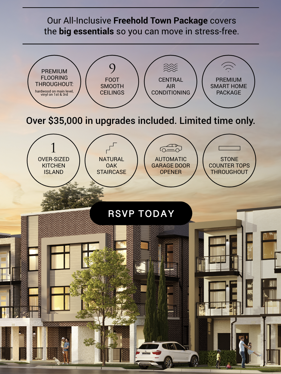 Joshua Creek Montage - Freehold Townhomes & Detached Homes for sale in Oakville