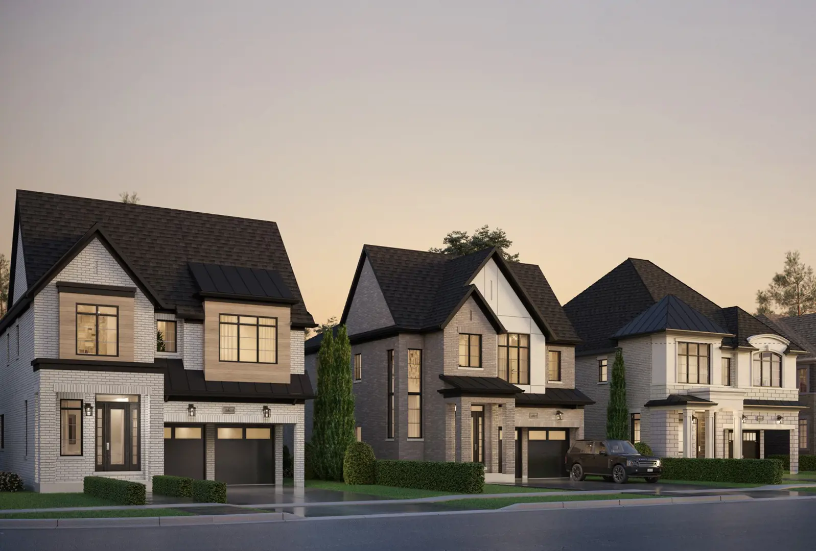 Joshua Creek Montage Pre Construction Freehold Townhomes and Detached Homes View