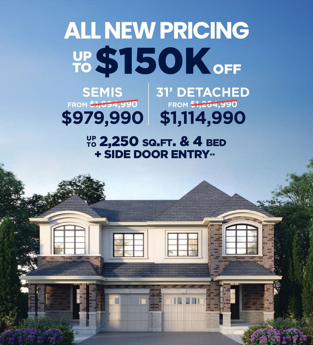 Milton Village New Home Prices