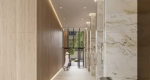 The Mason at Brightwater Lobby entrance