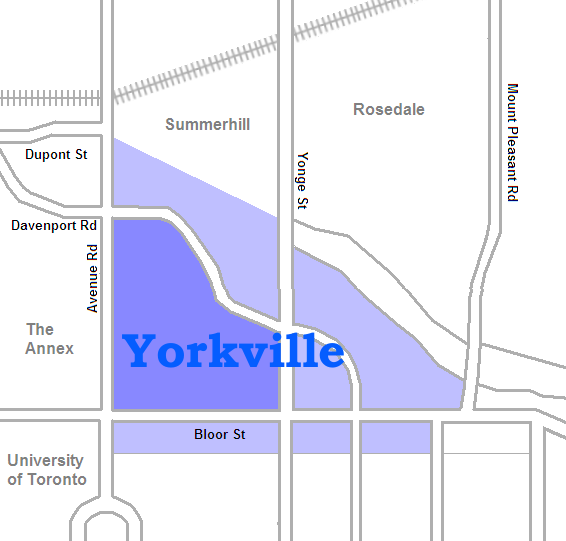 Neighbour of Yorkville map