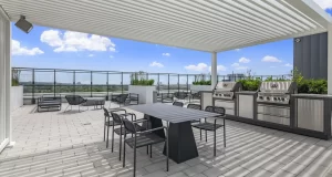 River & Fifth Exterior deck