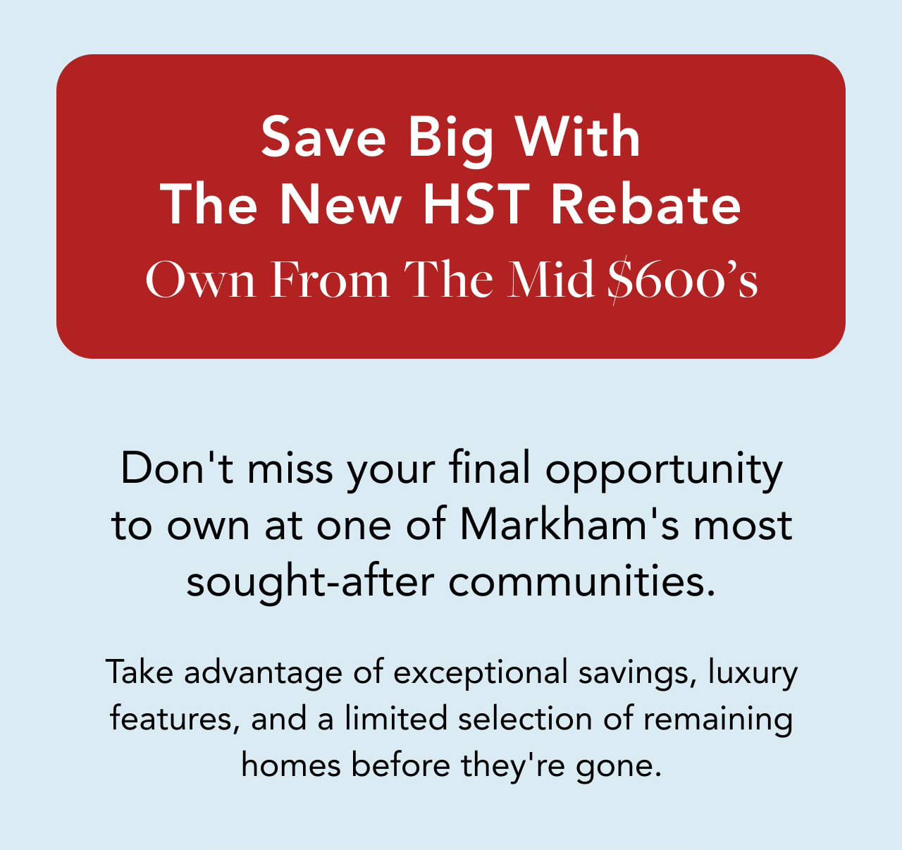 Ellia Homes Big Promotion