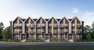 Aura Townhomes straight view