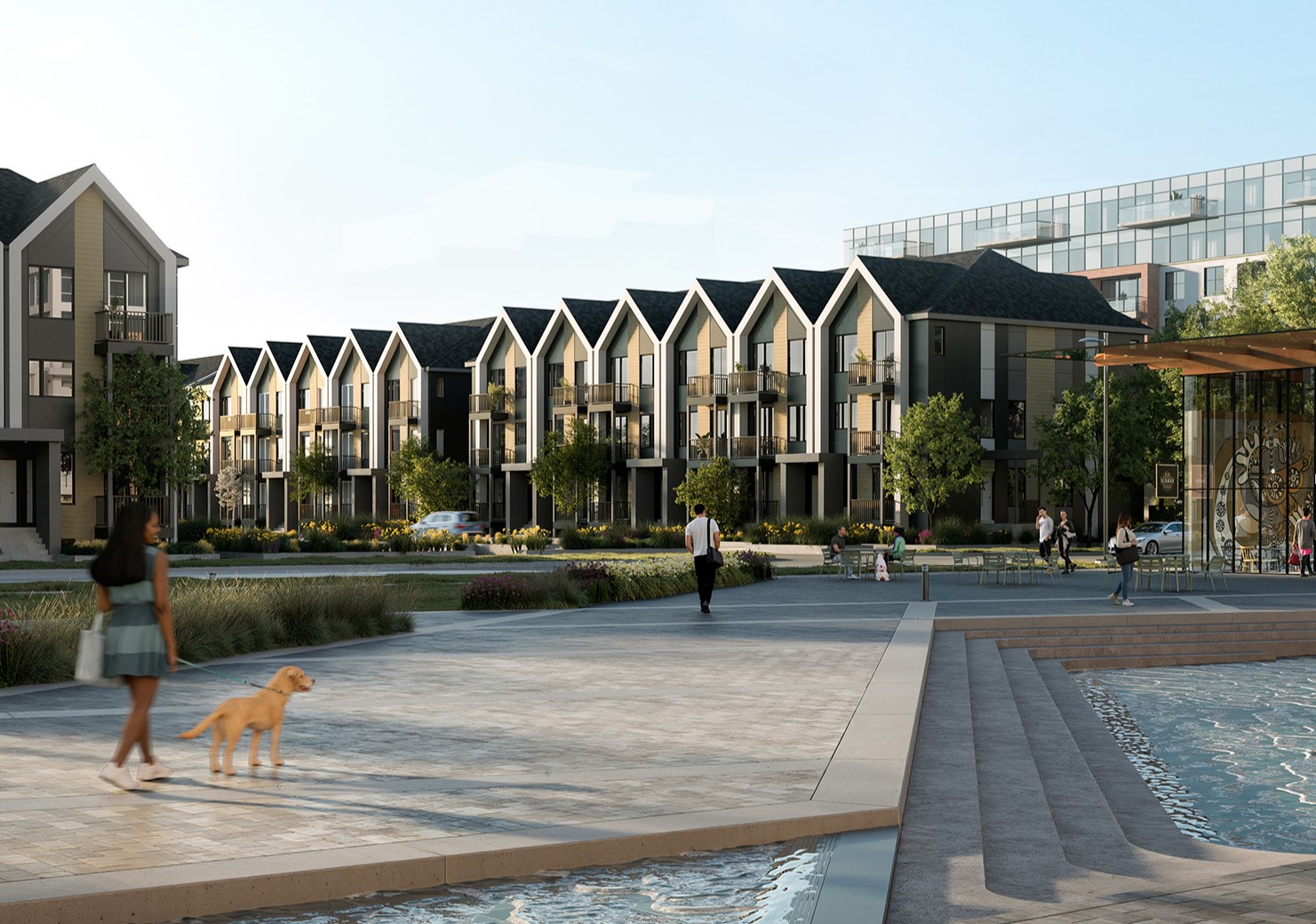 community streetscape walk aura view