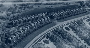 Little Rouge - Freehold Townhomes for sale in Markham Aereal view