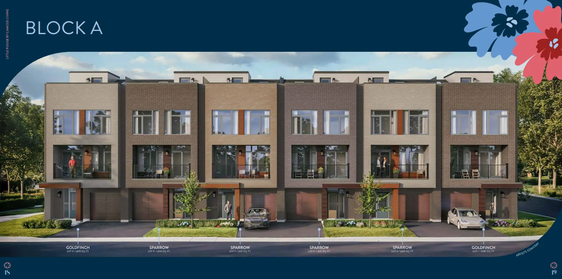 Little Rouge - Freehold Townhomes for sale in Markham Bloc 3
