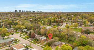New Detached Bungalow Home For Sale In Mississauga Aereal view