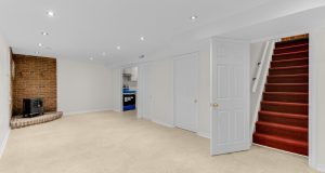 New Detached Bungalow Home For Sale In Mississauga Basement living room
