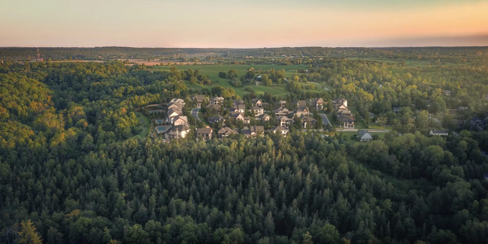 Canvas Hill - Detached & Bungalow homes for sale in Halton Hills - Community Aereal Canvas Hill - Detached & Bungalow homes for sale in Halton Hills - Community Aereal