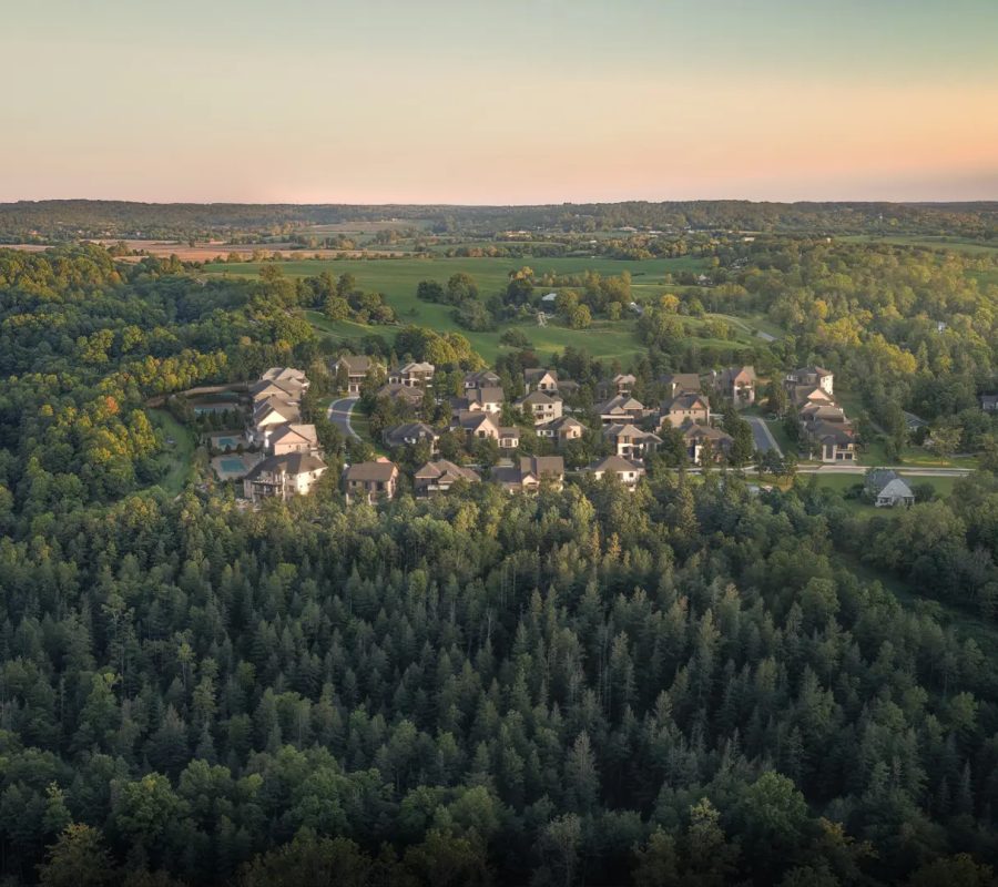 Canvas Hill - Detached & Bungalow homes for sale in Halton Hills - Community Aereal