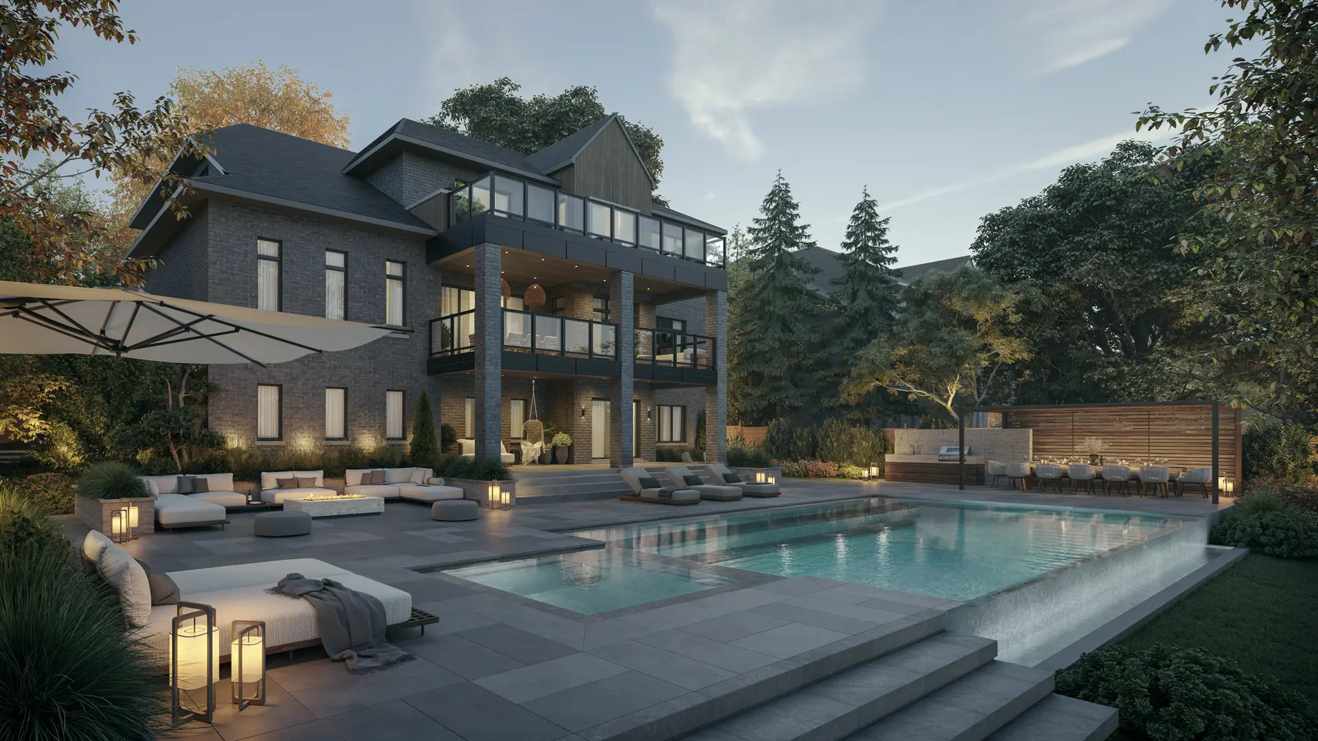 Canvas Hill - Detached & Bungalow homes for sale in Halton Hills Pool View